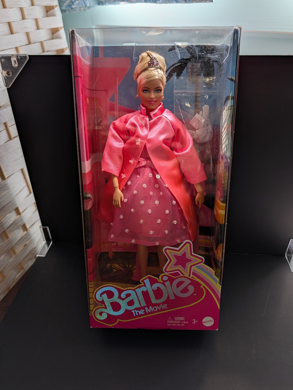Barbie The Movie Margot Kidder Restyled Pink Givenchy Cocktail Dress/Coat - Picture 2 of 16
